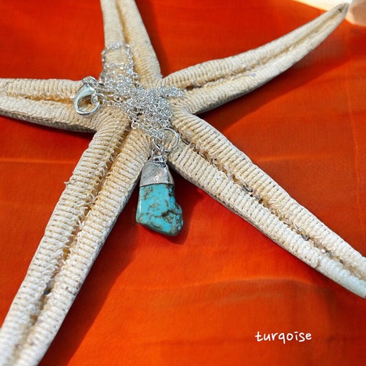 turquoise quartz necklace